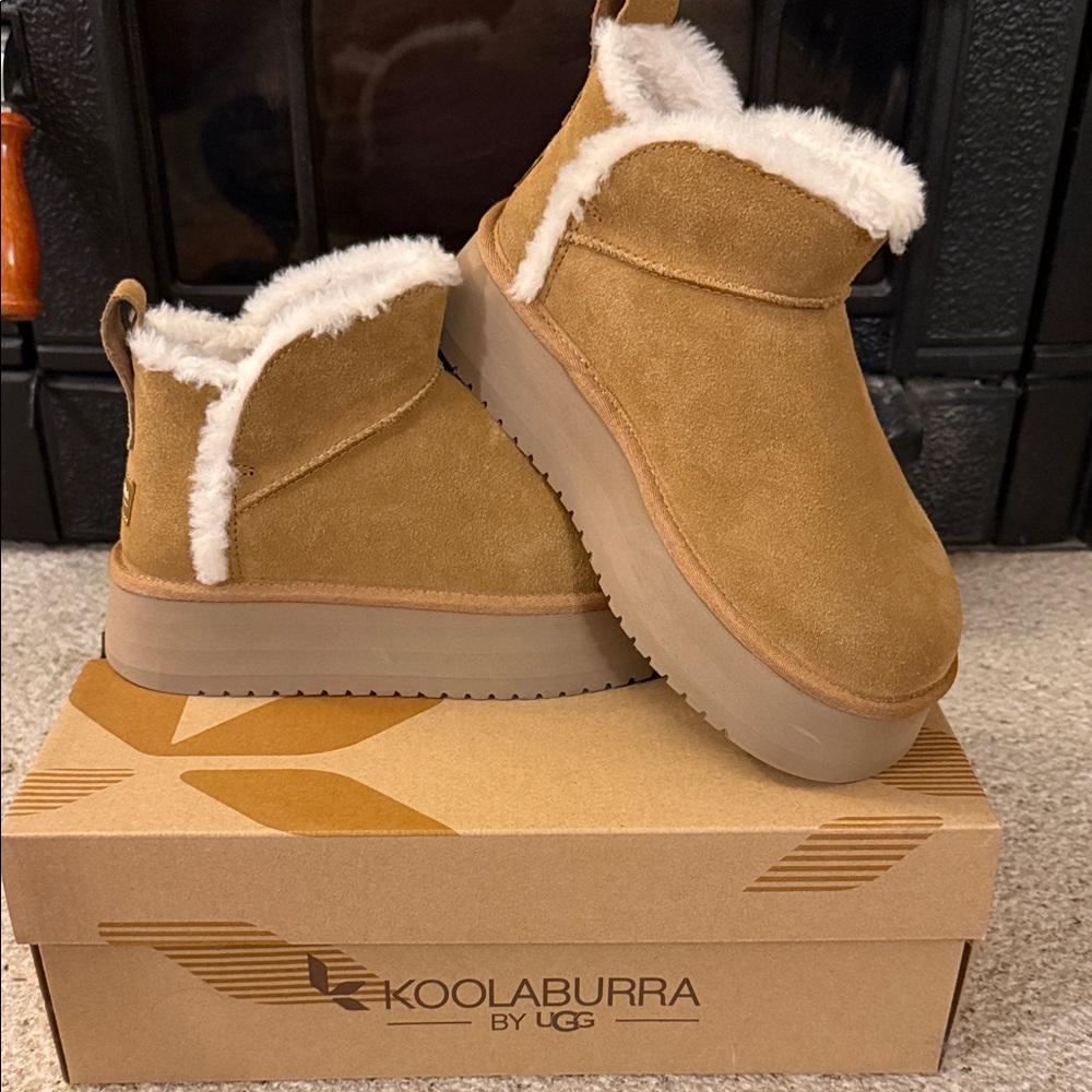 Koolaburra by UGG Women's Brown Ultra Mini Platform Size 6